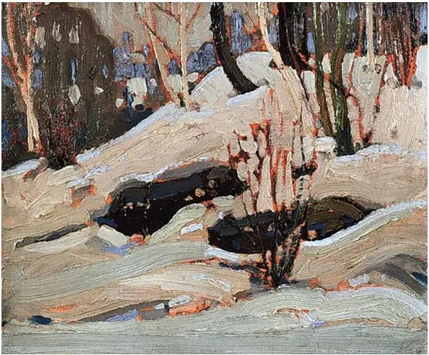 Tání: sněhové zábrany - Tom Thomson