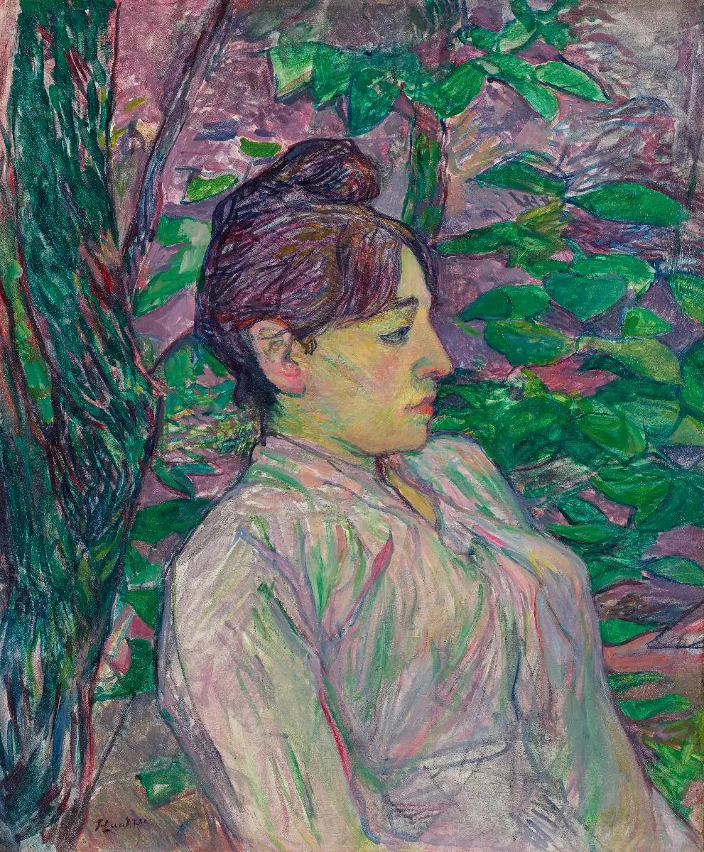 Reproduction du tableau « Sous la verdure - Henri de Toulouse-Lautrec » par Alpha Reproduction en peinture à l’huile