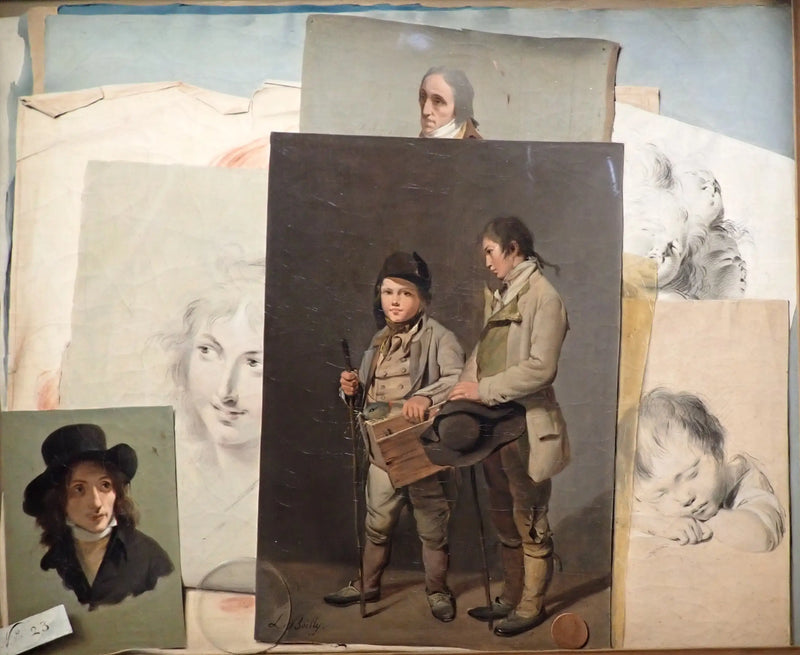 Trompe-l'œil zátiší - Louis-Léopold Boilly