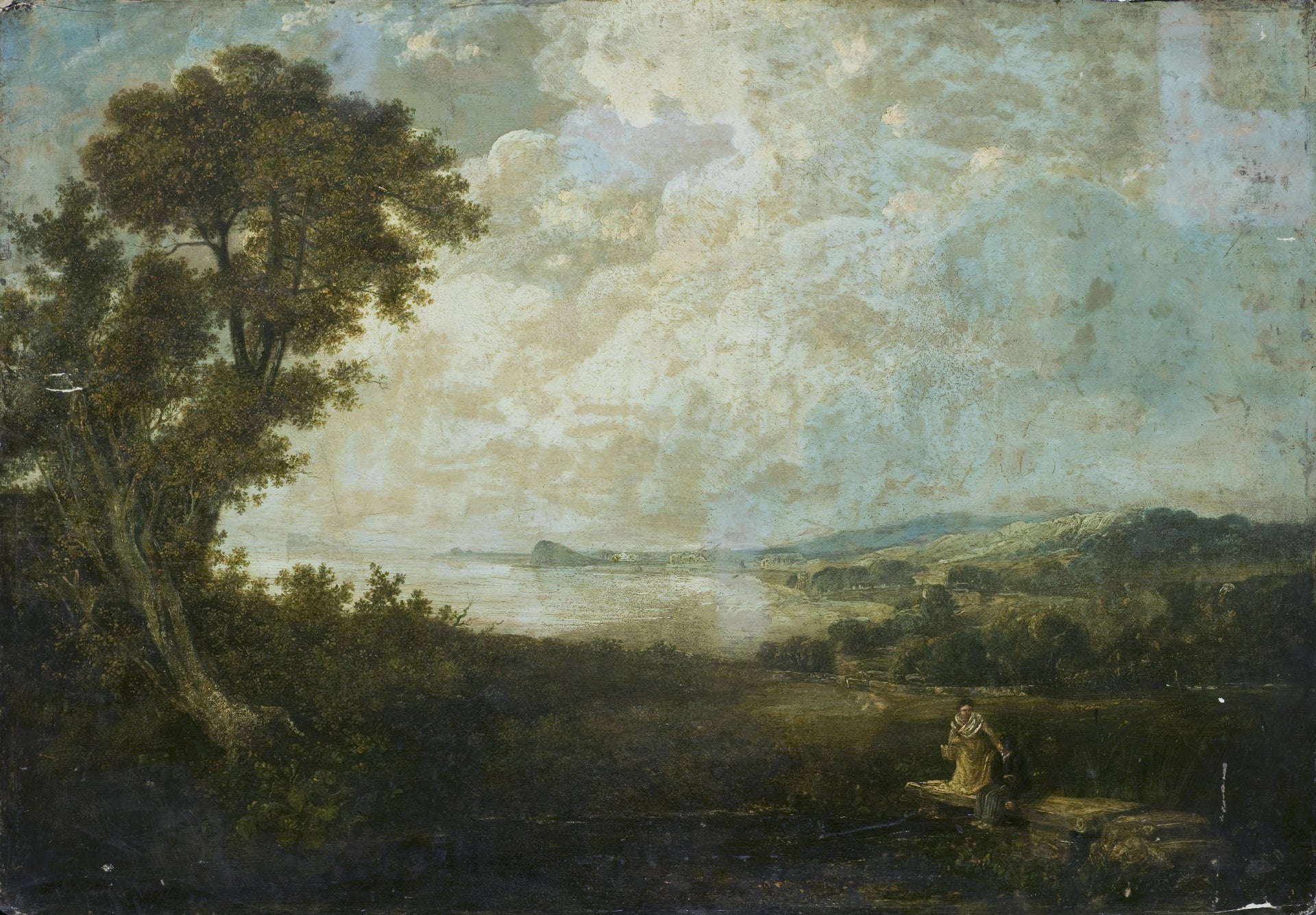 Reproduction du tableau « Paysage - J. M. W. Turner » par Alpha Reproduction en peinture à l’huile