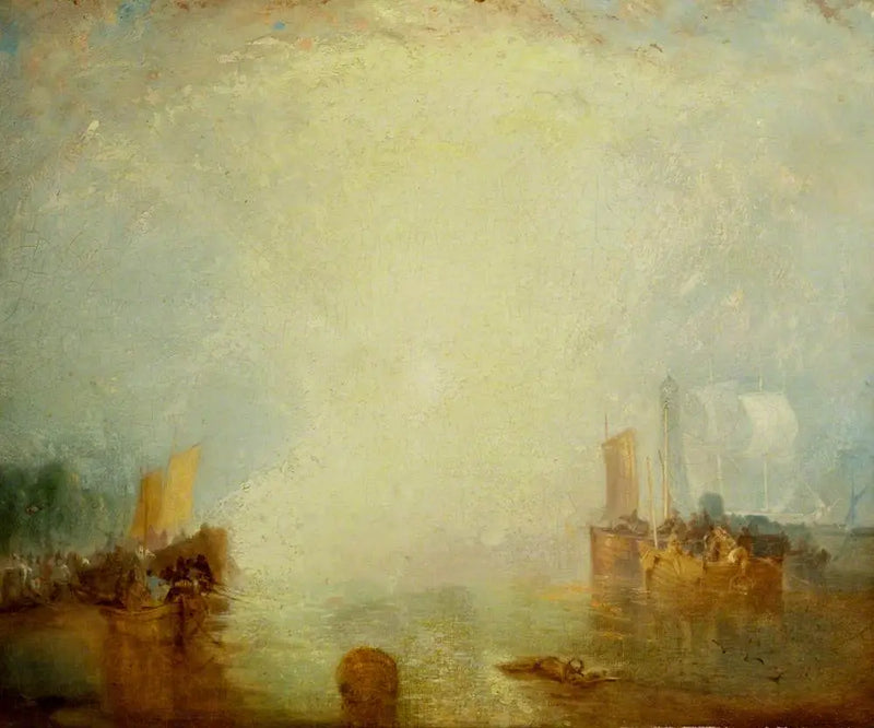Emigranti nastupující v Margate - J. M. W. Turner