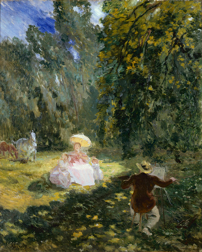 Une prairie dans le parc de Calais - Albert Besnard