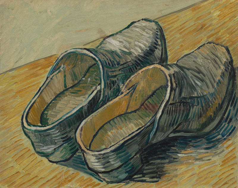 Pár kožených dřeváků - Vincent van Gogh