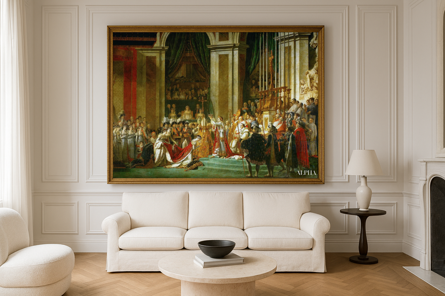 Korunovace Napoleona - Jacques-Louis David