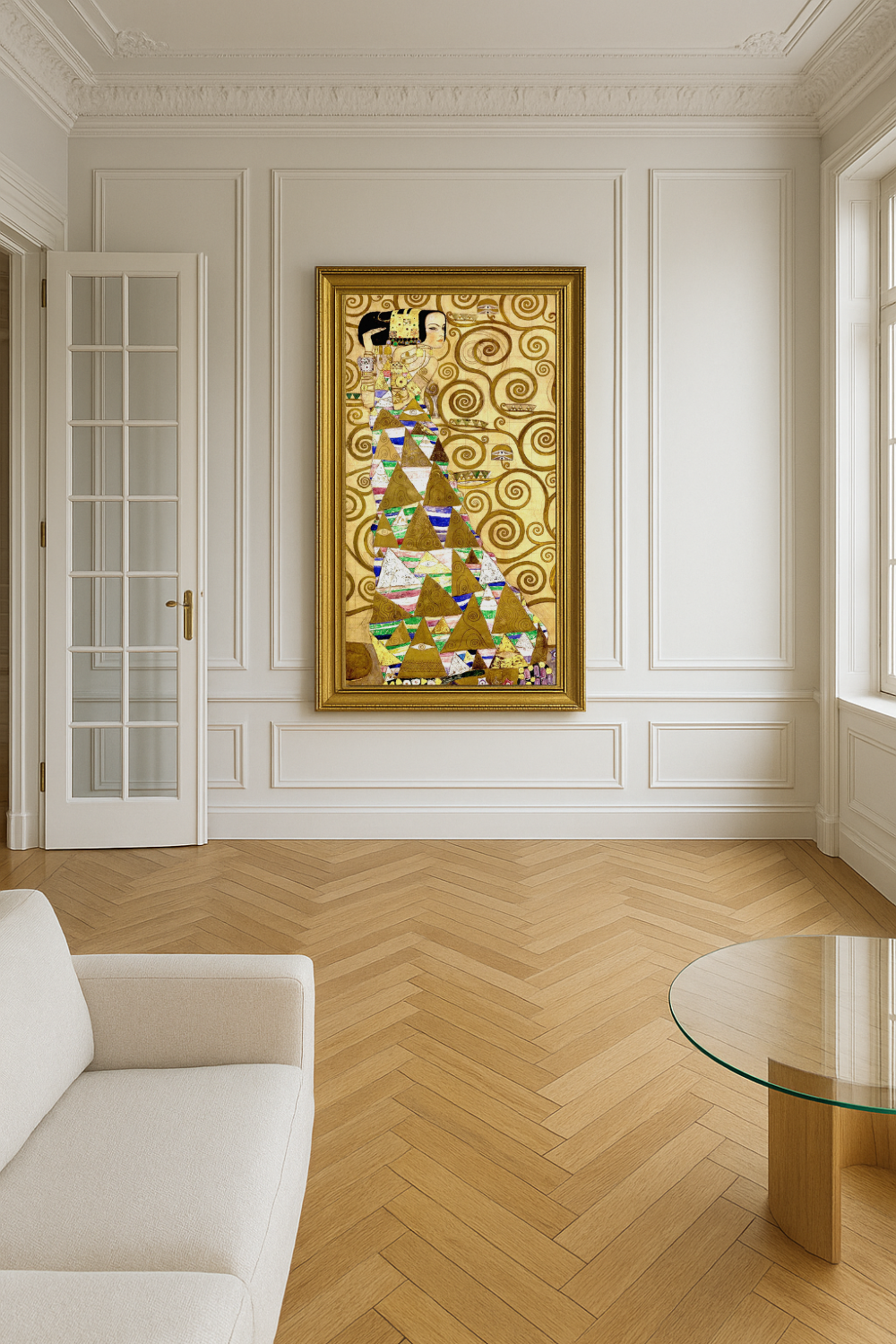 🌪️👁️ Čekání – Gustav Klimt (1905–1909)