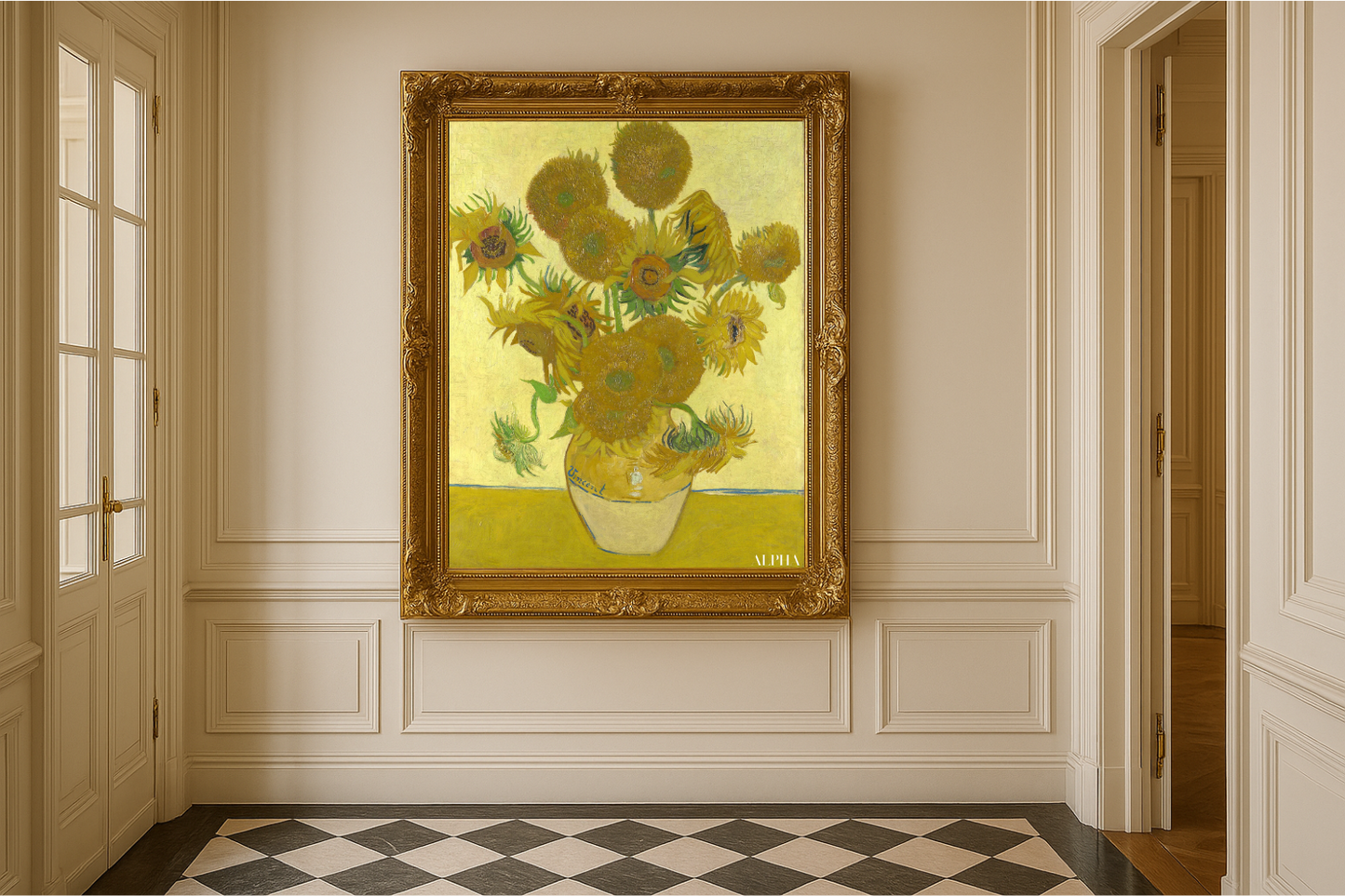🌻 Váza s patnácti slunečnicemi – Vincent van Gogh (1888)