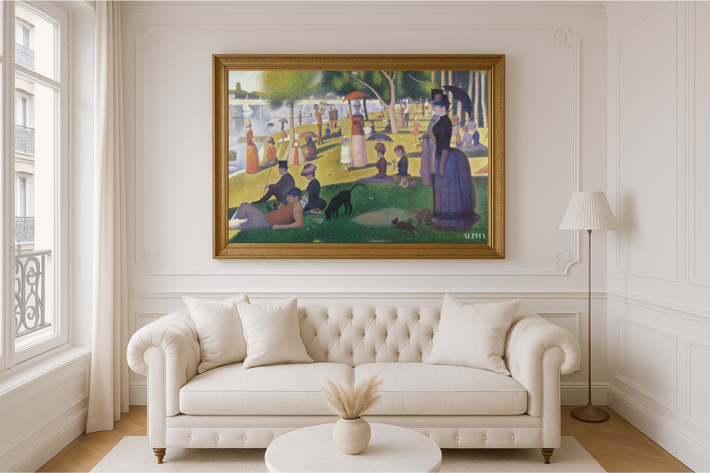 Neděle odpoledne na ostrově Grande Jatte - Georges Seurat