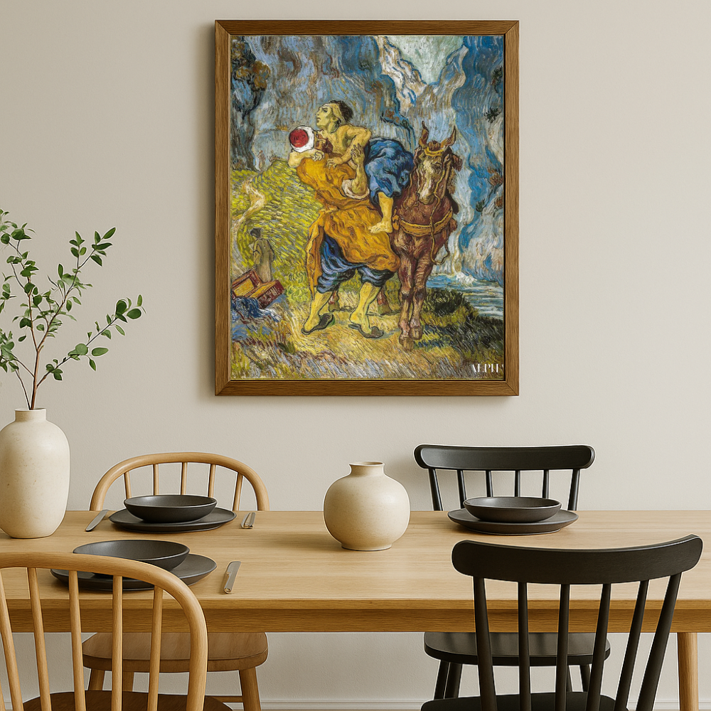 🤝 Dobrý Samaritán (podle Delacroix) – Vincent van Gogh (1890)