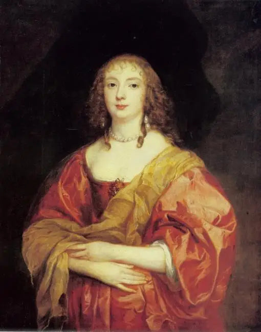 Portrét Anne Carr, lady Russell, hraběnky z Bedfordu (1615-1684), kolem 1639 - Antoine van Dyck