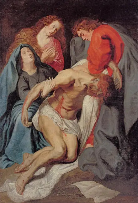 Sestup z kříže a Lamentace, 1618-1621 - Antoine van Dyck