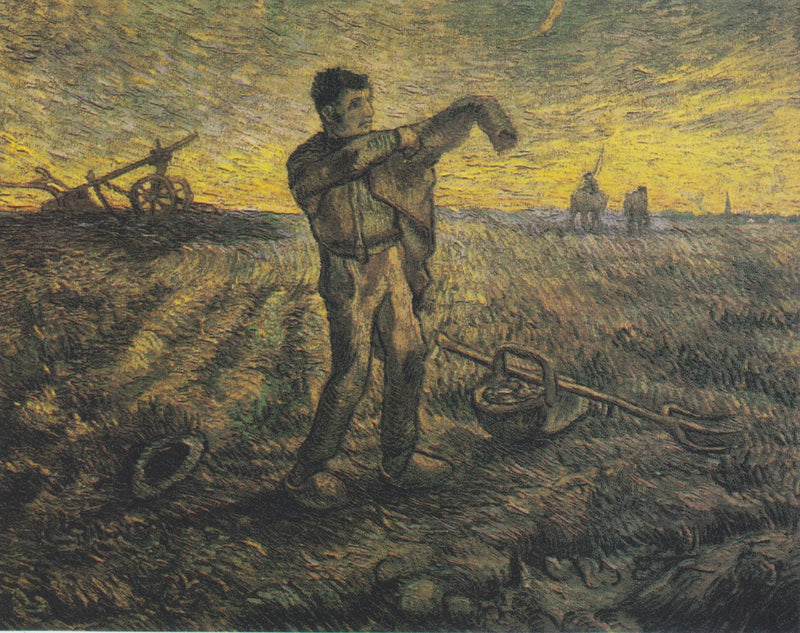 Večer: Konec dne (po Milletovi) - Vincent van Gogh