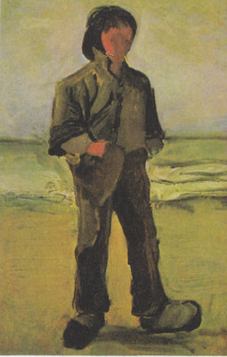 Rybář na pláži - Vincent van Gogh