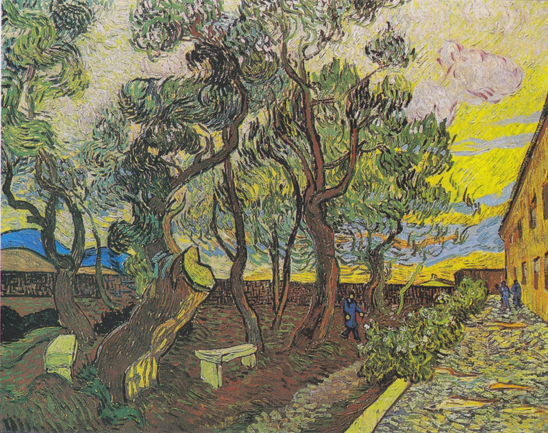 Zahrada nemocnice Saint-Paul v Saint-Rémy - Vincent van Gogh