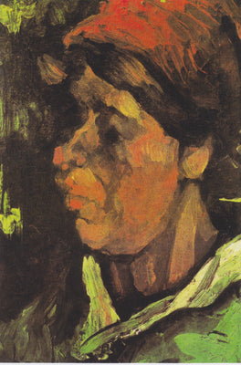 Hlava nizozemské vesničanky - Vincent van Gogh