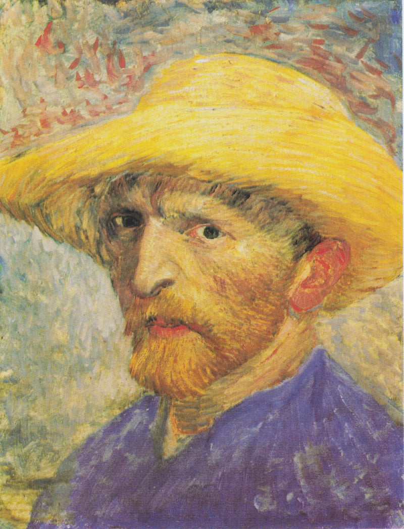 Autoportrét v slaměném klobouku - Vincent van Gogh