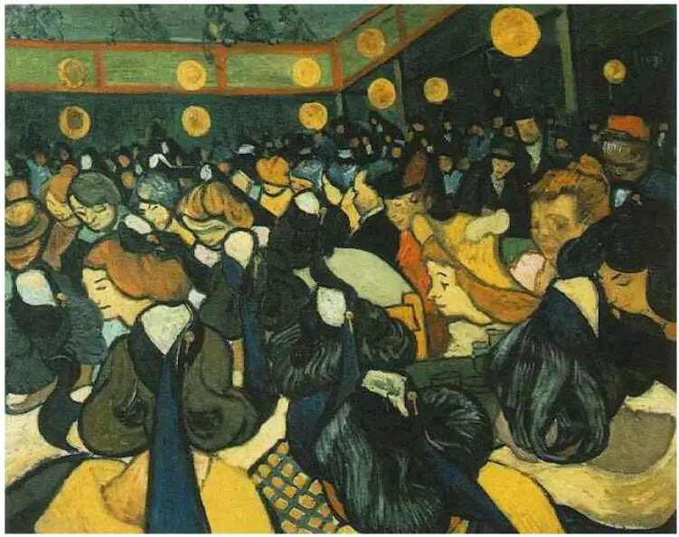 Taneční sál v Arles - Vincent van Gogh