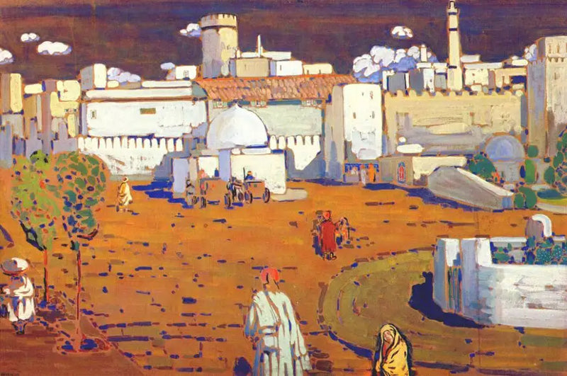 Arabské město - Vassily Kandinsky