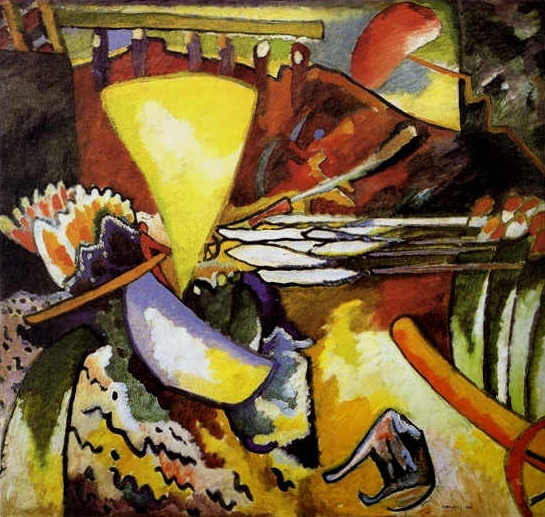 Reproduction du tableau « Improvisation 11 - Vassily Kandinsky » par Alpha Reproduction en peinture à l’huile