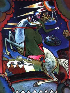 Amazonka v horách - Vassily Kandinsky