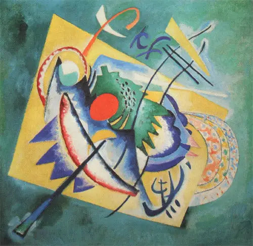 Červená oválná - Vassily Kandinsky