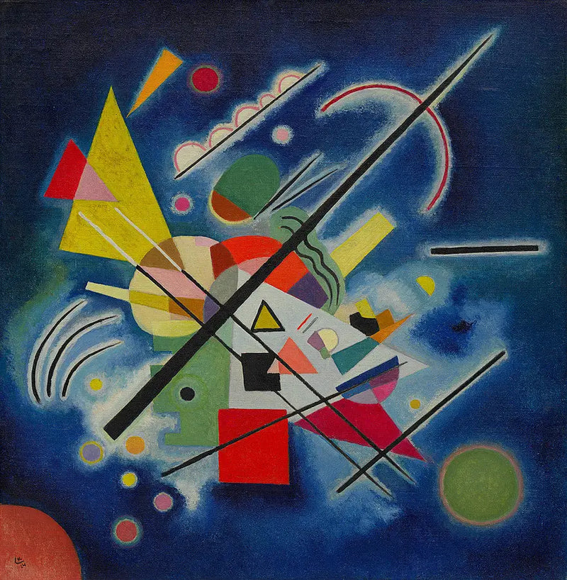 Modrá malba - Vassily Kandinsky