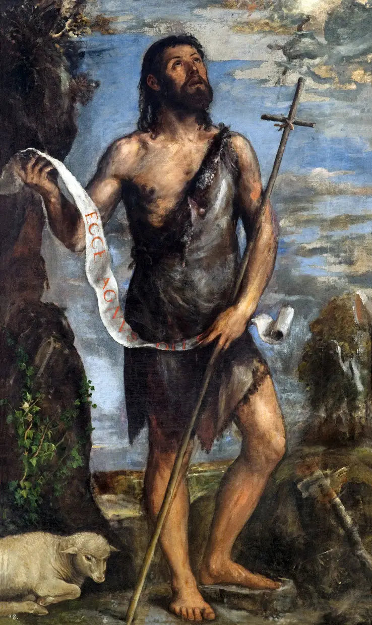 Saint Jan Křtitel - Titian