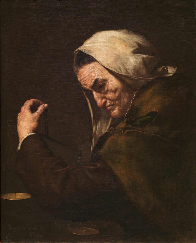 Stařec lichvář - Jusepe de Ribera
