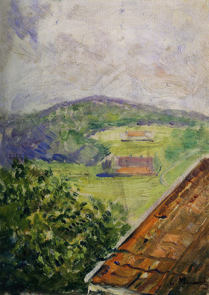 Reproduction du tableau « Vue depuis Hauketo - Edvard Munch » par Alpha Reproduction en peinture à l’huile