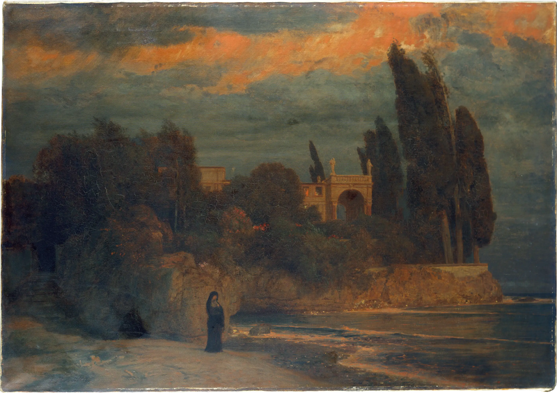 Villa u moře III - Arnold Böcklin
