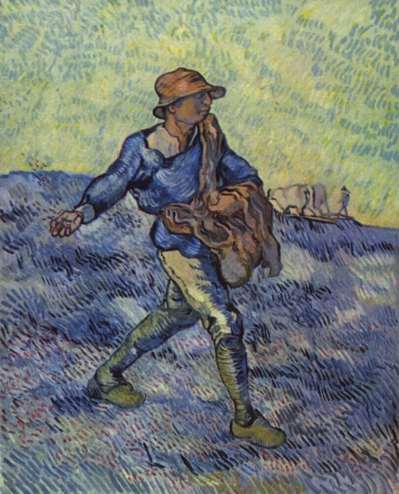 Sazeč, Le (podle Milleta) - Vincent van Gogh