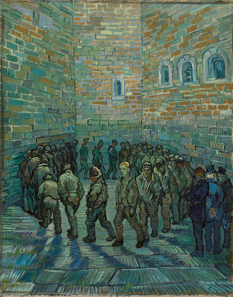 Kruh vězňů - Vincent van Gogh
