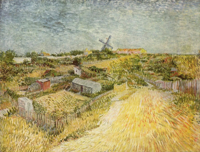 Zahrady zeleninové Montmartre - Vincent van Gogh