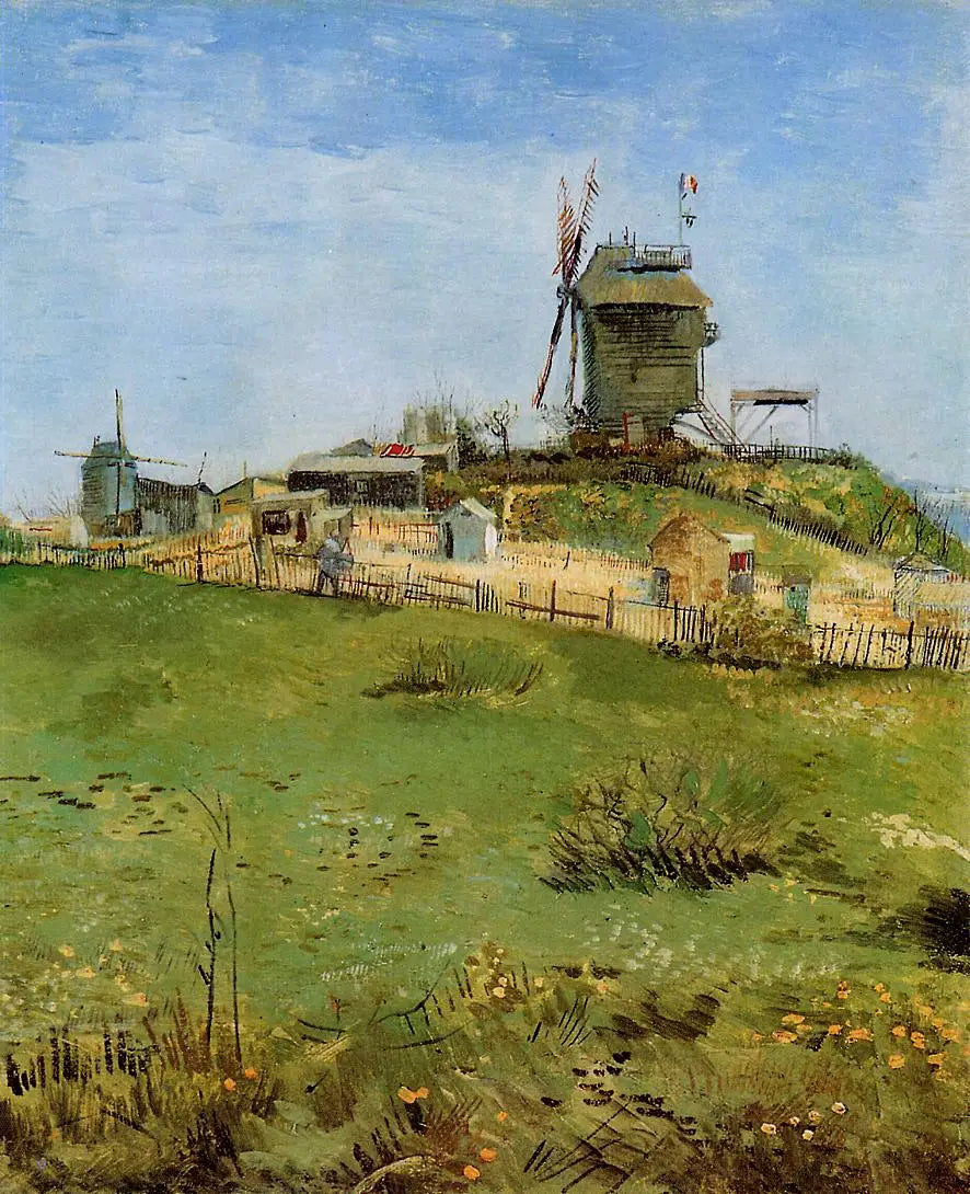 Reproduction du tableau « Le Moulin de la Galette - Vincent van Gogh » par Alpha Reproduction en peinture à l’huile