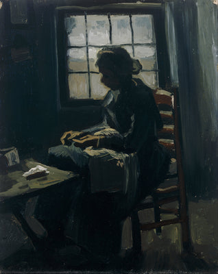 Žena šijící - Vincent van Gogh