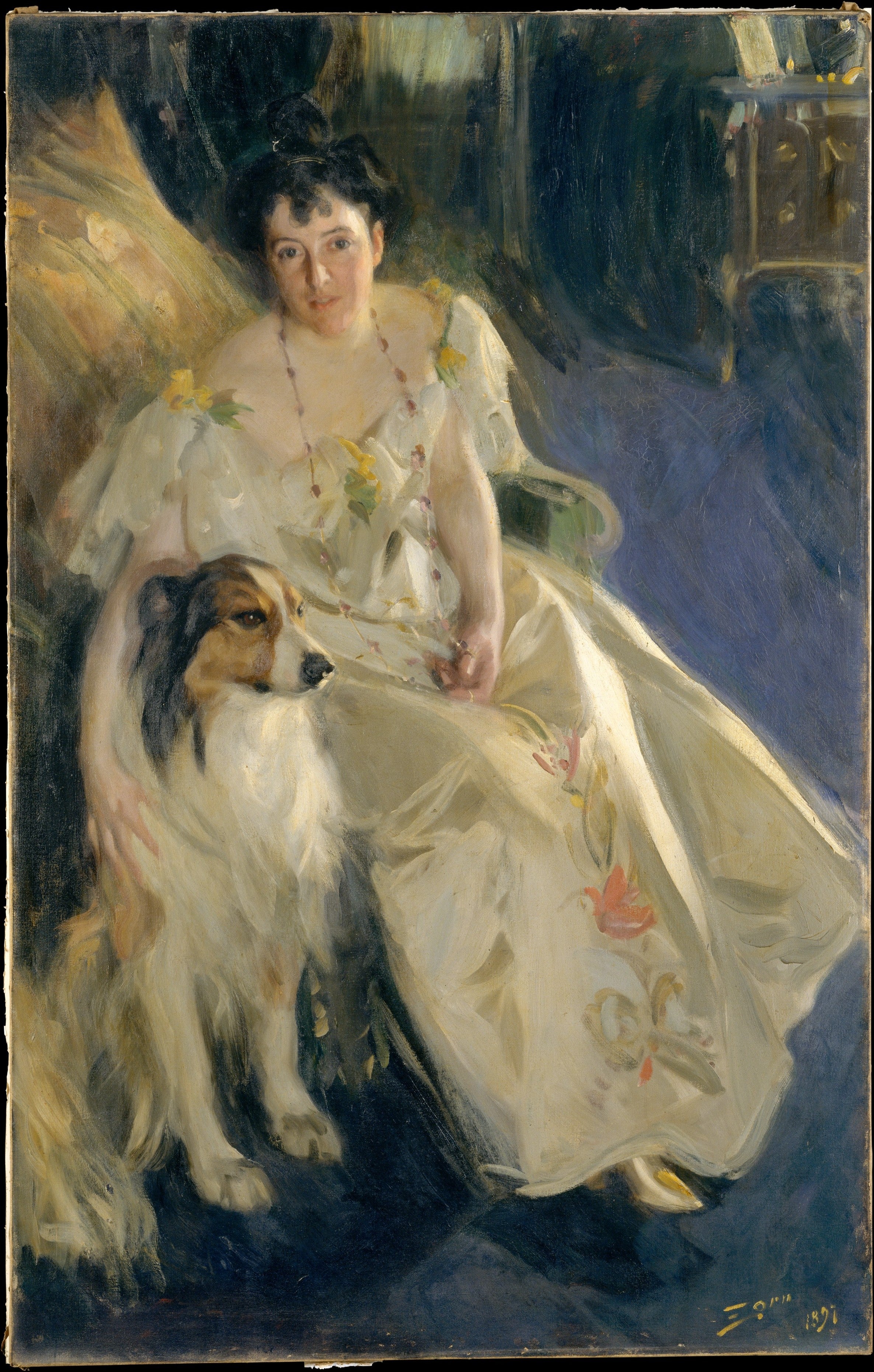 Portrait de Mme Bacon - Anders Zorn