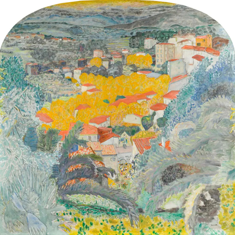 Pohled na Cannet - Pierre Bonnard