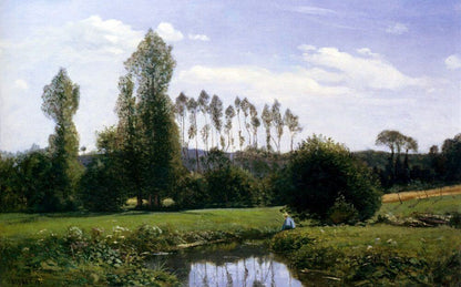 Pohled na Rouelles – Claude Monet (kolem 1858–1859)