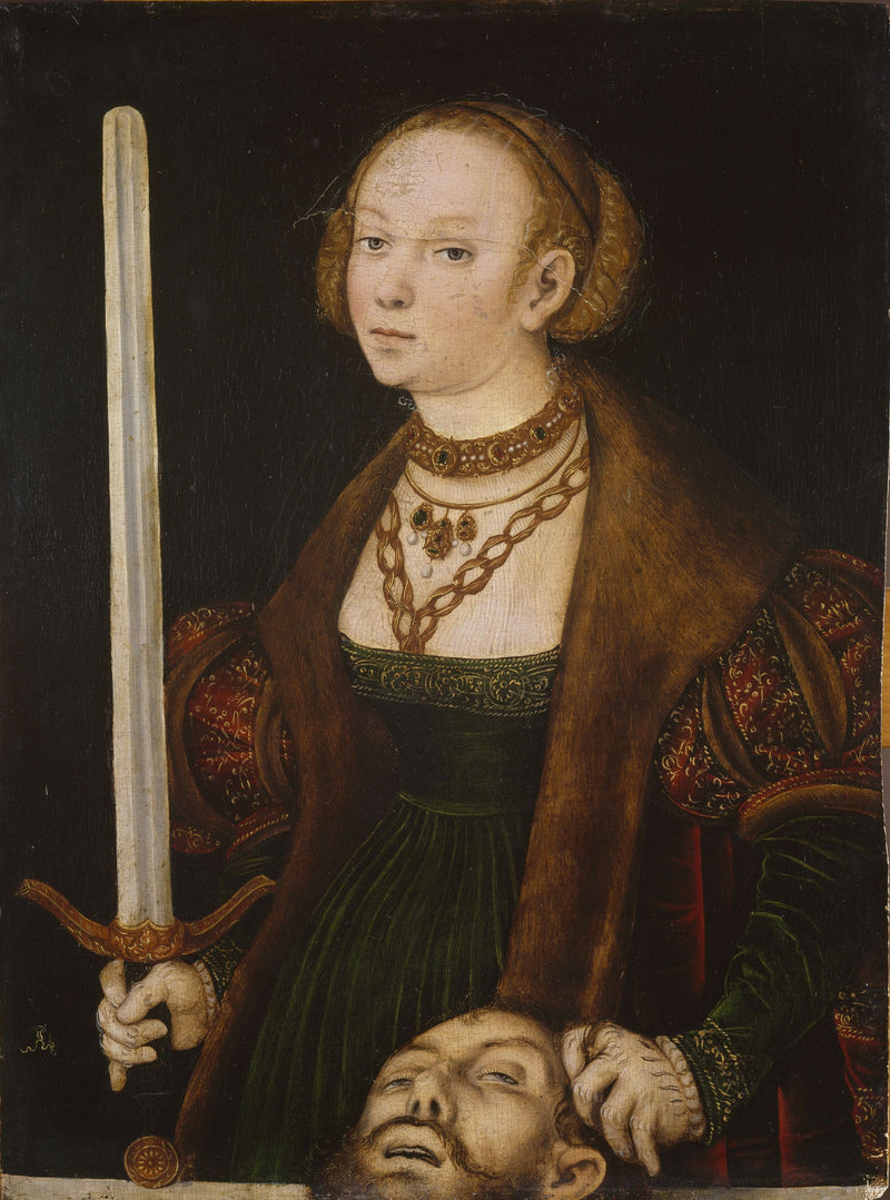 Judith s hlavou Holoferna - Lucas Cranach starší