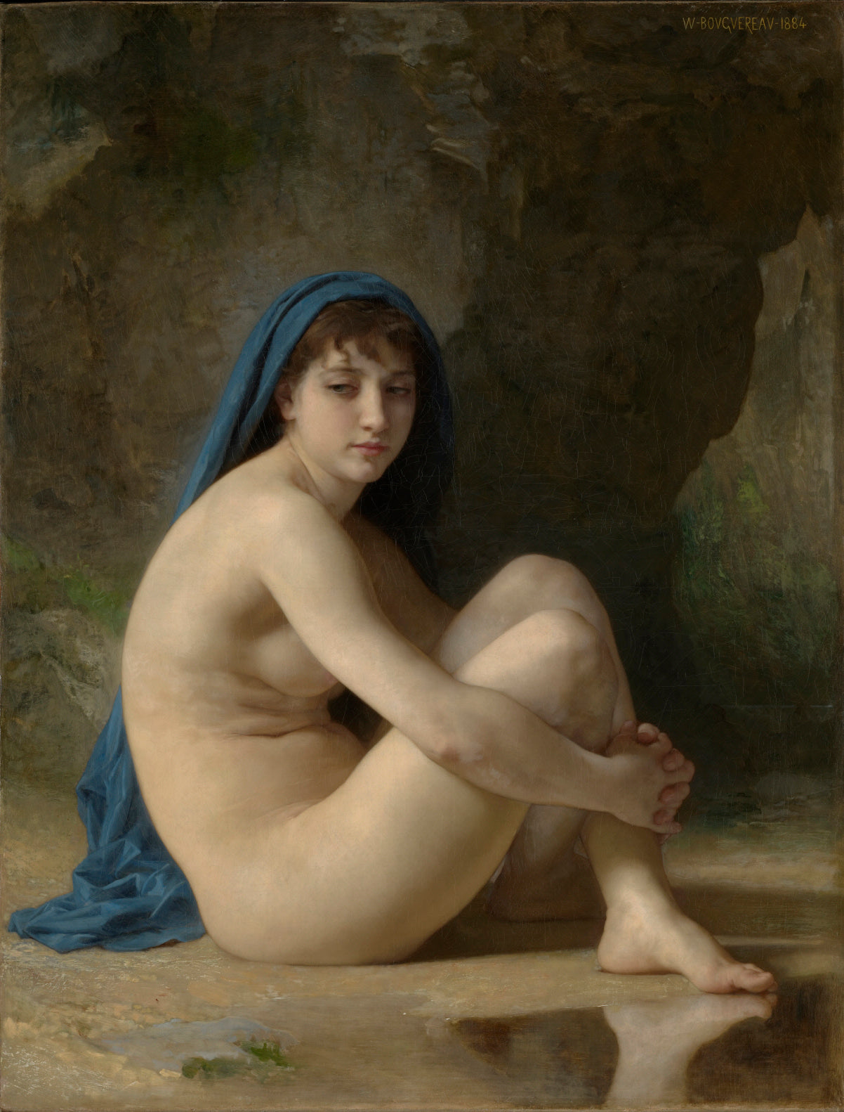 Sedící plavkyně - Bouguereau