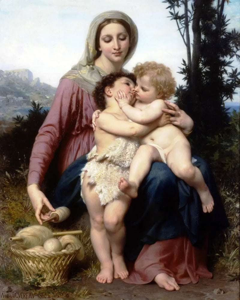 Svatá rodina - Bouguereau
