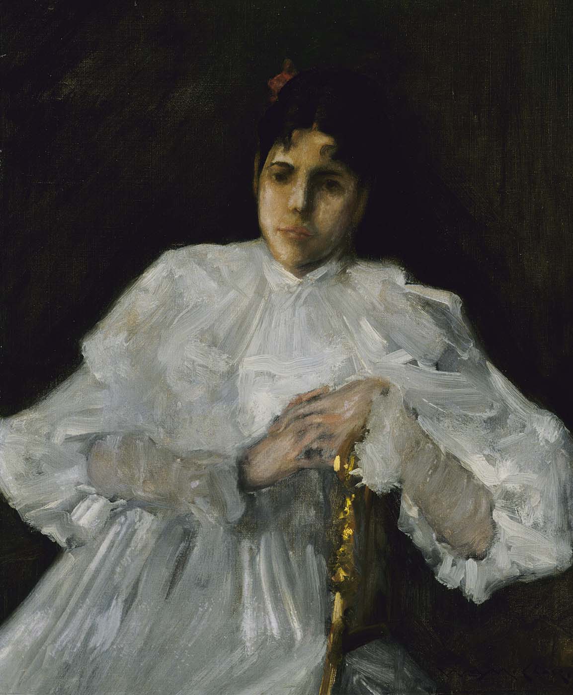 Fille en blanc - William Merritt Chase