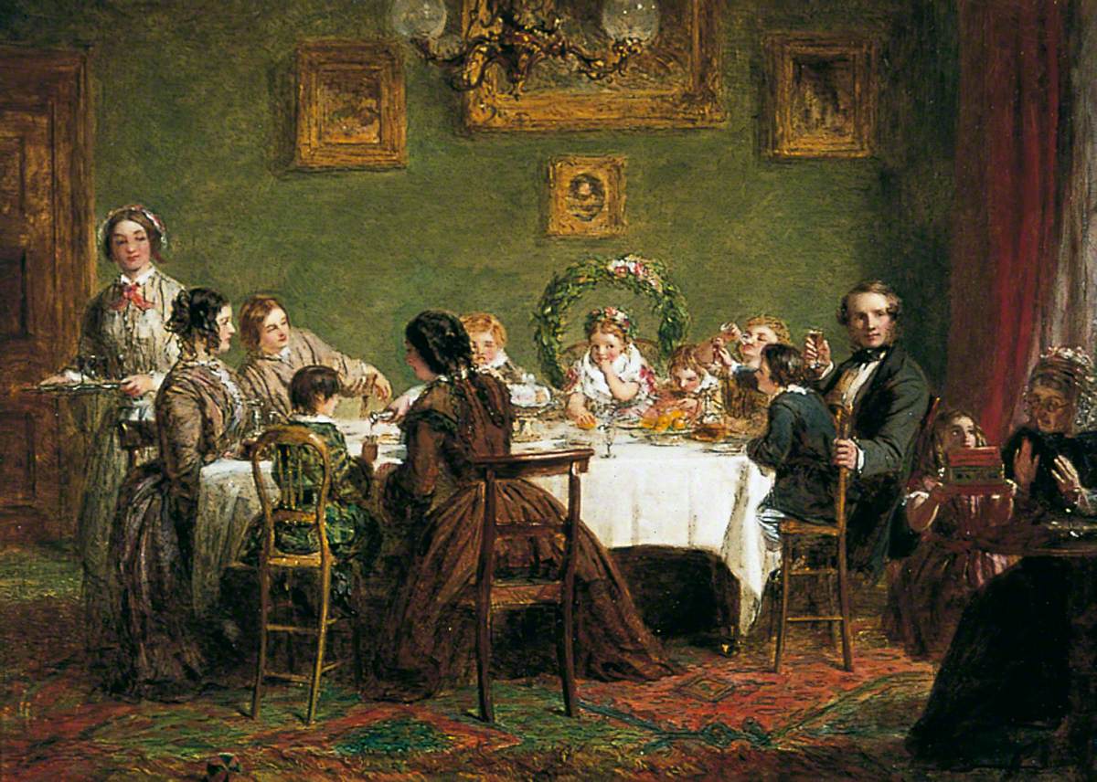 Étudier pour « Joyeux anniversaire » - William Powell Frith