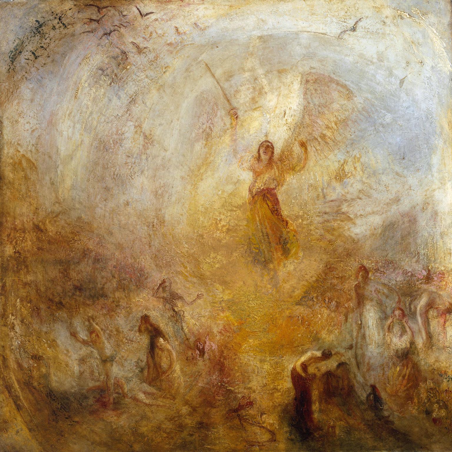 Reproduction du tableau « L'Ange, debout dans le soleil - J. M. W. Turner » par Alpha Reproduction en peinture à l’huile