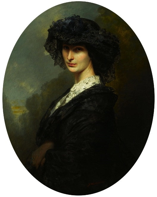 Portrait de Jadwiga Branicka née Potocka. - Franz Xaver Winterhalter
