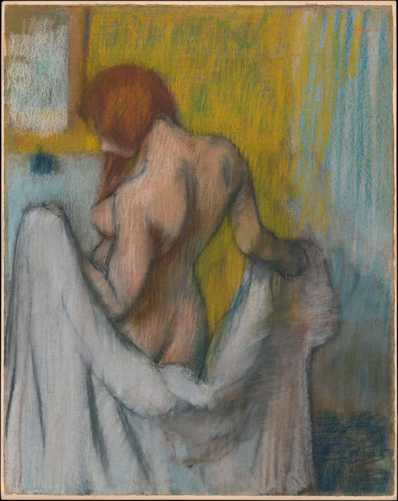 Žena s ručníkem - Edgar Degas