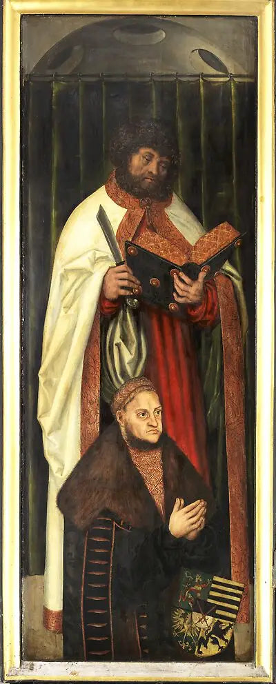 Retablo kostela svaté Kateřiny ve Zwickau [levé křídlo] - Lucas Cranach starší