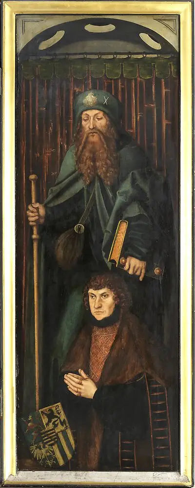 Kazetová stěna kostela svaté Kateřiny ve Zwickau [pravé křídlo] - Lucas Cranach starší