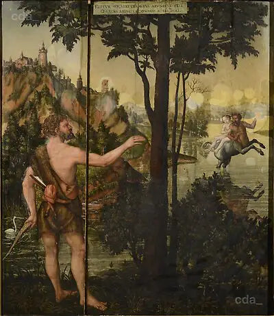 Hercule et Nessus - Lucas Cranach the Elder - Alpha Reproduction