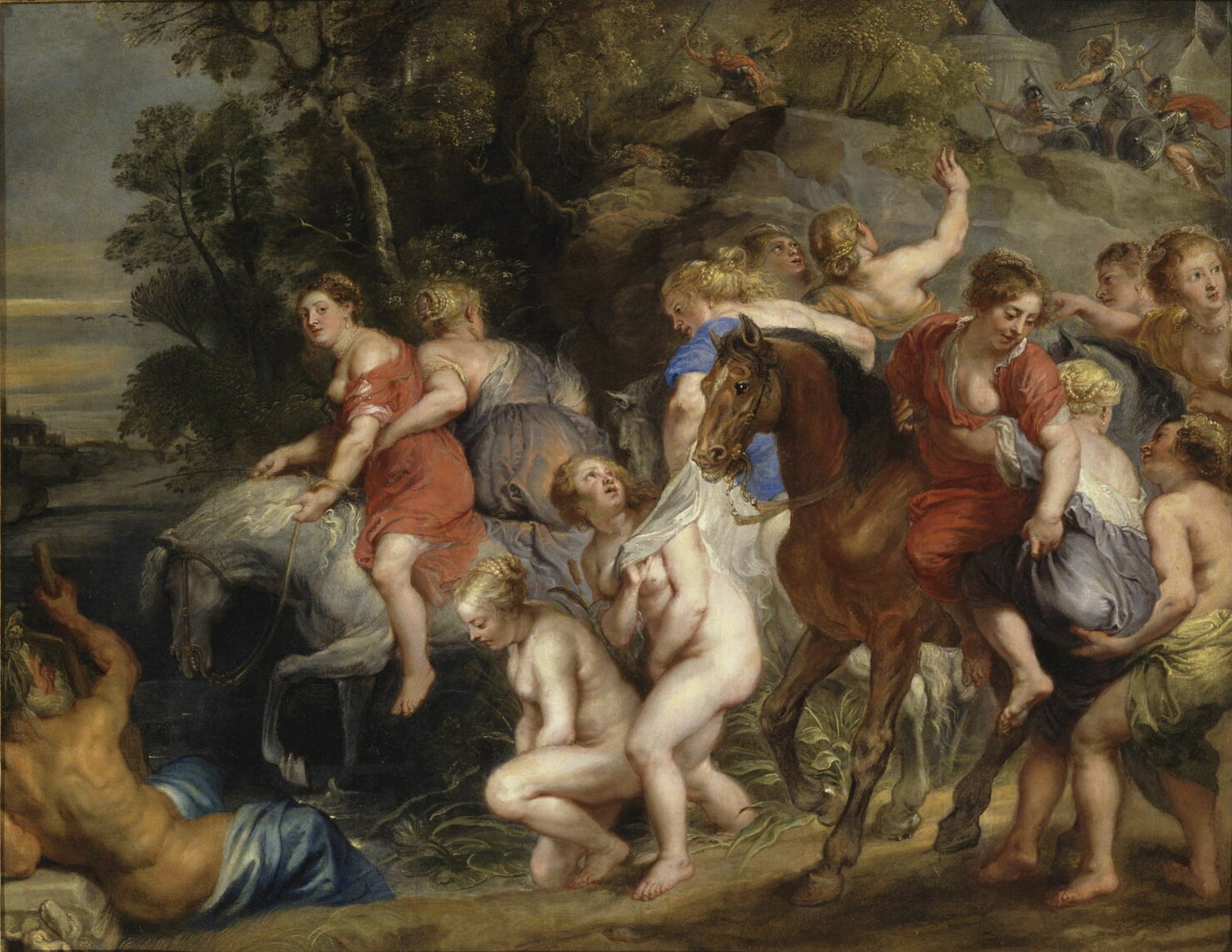 Clélie passant le Tibre - Peter Paul Rubens