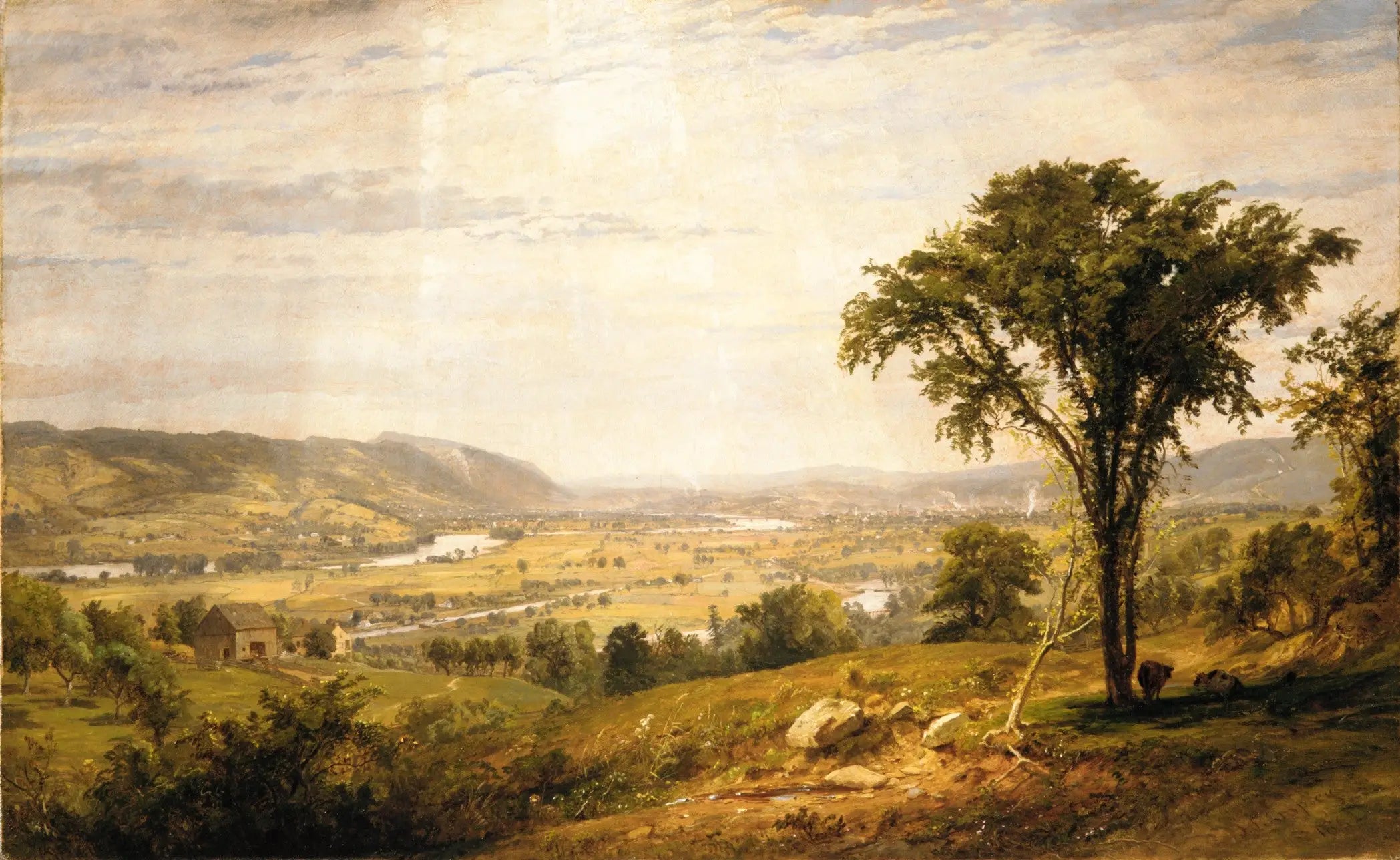 Vallée du Wyoming Pennsylvanie - Jasper Francis Cropsey - Alpha Reproduction
